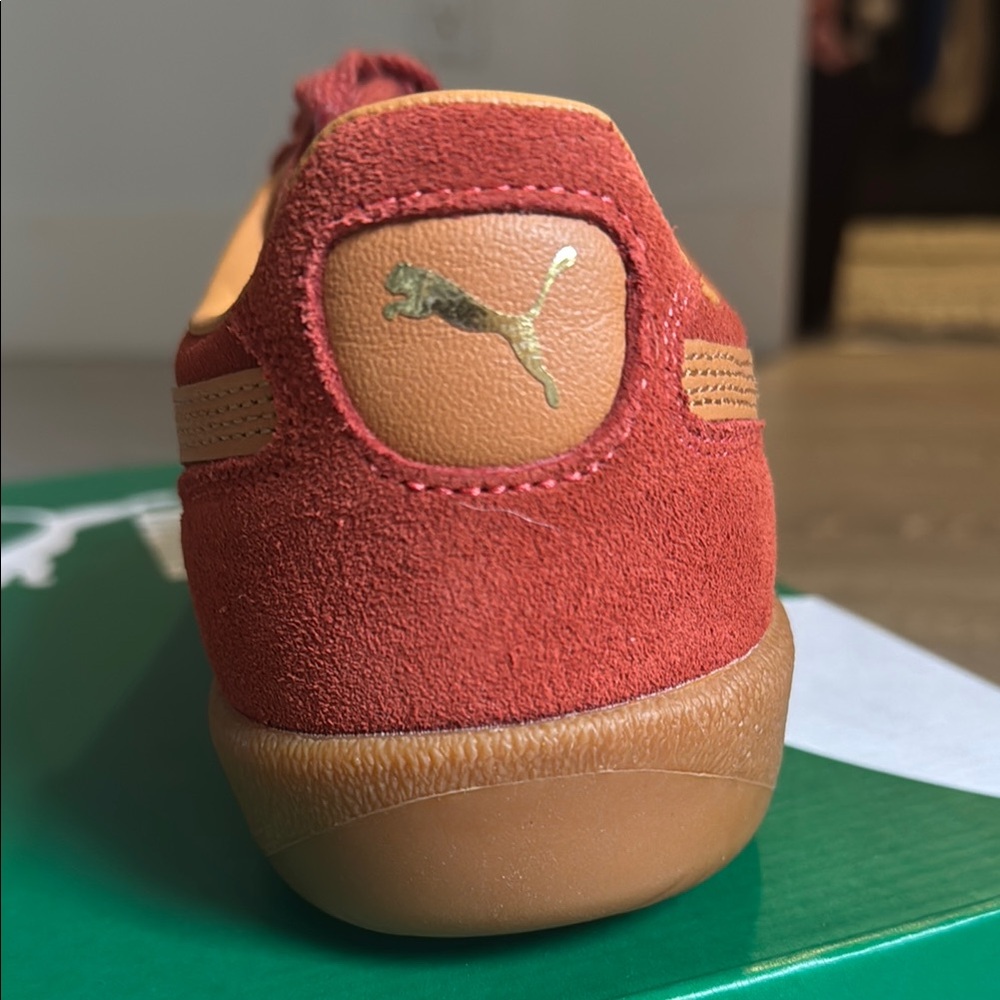 Puma Red and Tan Sneakers - Picture 4 of 5